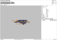 Southern Key Embroidery File 9 sizes