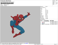 Spiderman Embroidery