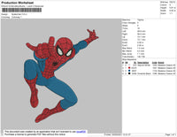 Spiderman Embroidery