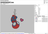Spiderman Chibi Embroidery
