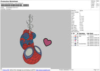Spiderman Chibi Embroidery