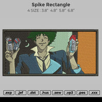 Spike Rectangle Embroidery