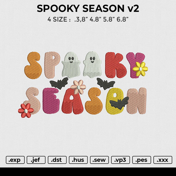 SPOOKY SEASON v2 Embroidery
