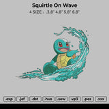 Squirtle On Wave
