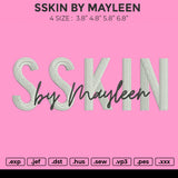 SSKIN BY MAYLEEN Embroidery