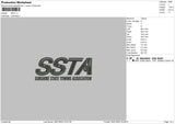 Ssta Embroidery File 6 sizes