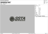 Ssta V2 Embroidery File 6 sizes