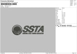 Ssta V2 Embroidery File 6 sizes