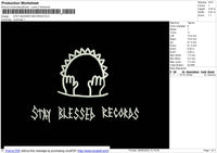 STAY BLESSED RECORDS Embroidery