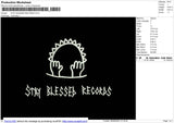 STAY BLESSED RECORDS Embroidery
