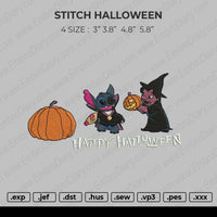 Stitch Halloween Embroidery