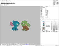 Stitch Yoda Embroidery