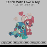 Stitch With Love And Toy