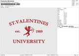 ST VALENTINES Embroidery