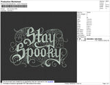 Stay Spooky Embroidery
