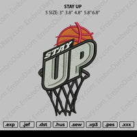 Stay Up Embroidery