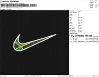 SWOOSH Jamaican flag