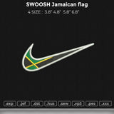 SWOOSH Jamaican flag