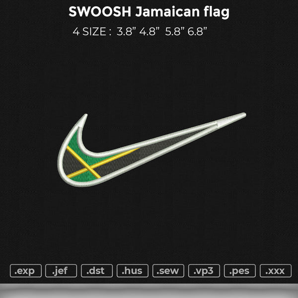 SWOOSH Jamaican flag