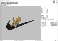 Swoosh Pikachu V5 Embroidery