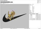 Swoosh Pikachu V5 Embroidery