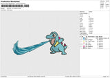 swosh totodile Embroidery