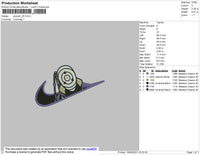 Swoosh 05 Anime Embroidery