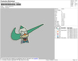 Swoosh Homer Embroidery
