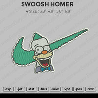 Swoosh Homer Embroidery