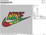 Swoosh Oromo Embroidery