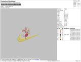 Swoosh Plaget Embroidery
