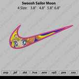 Swoosh Sailor Moon Embroidery