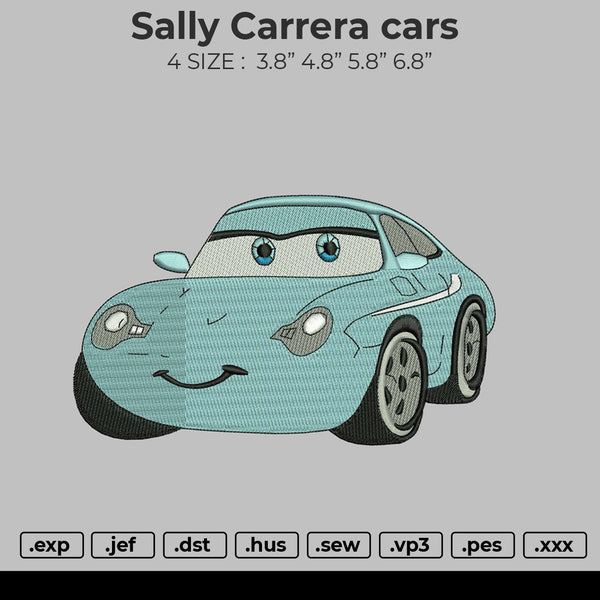 Sally   Carrera  cars   Embroidery