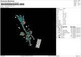 Ramona S Embroidery File 6 sizes