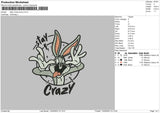 Stay Crazy Embroidery
