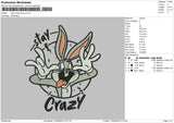 Stay Crazy Embroidery