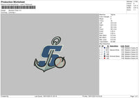 Stockton P Embroidery File 6 sizes