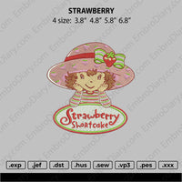 strawberry  Embroidery