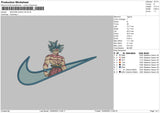 swoosh goku v5 Embroidery