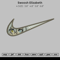 Swoosh Elizabeth Embroidery