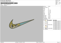 Swoosh Melodias Embroidery