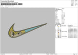 Swoosh Melodias Embroidery