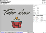 Take Down Embroidery