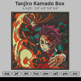 Tanjiro Kamado Box Embroidery