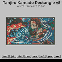 Tanjiro Kamado Rectangle v5