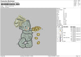Teddy Cookie Embroidery