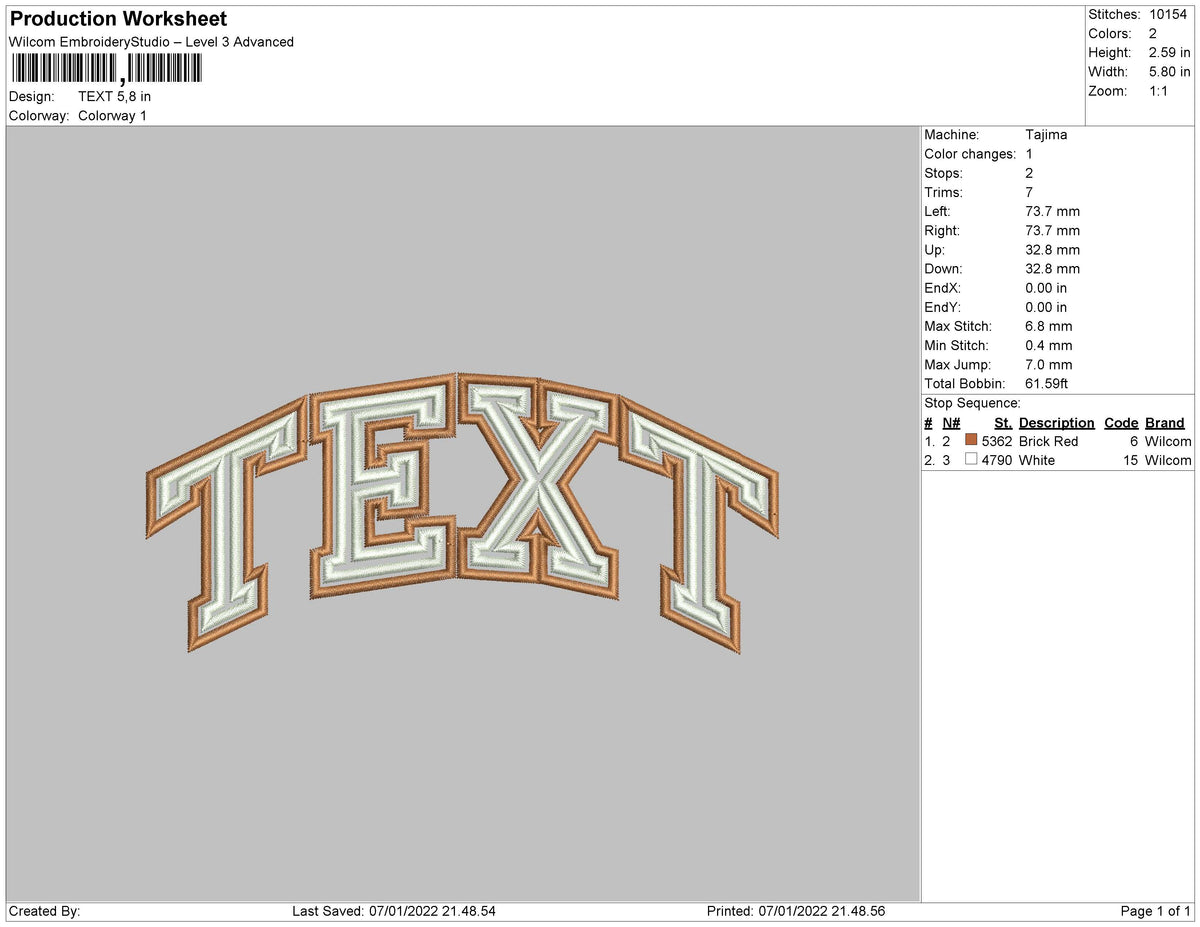 Text Embroidery – embroiderystores
