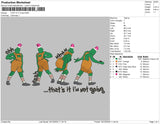 THAT S IT xmas  Embroidery File 4 size