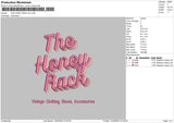 Honey Rack Embroidery File 6 sizes