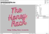 Honey Rack Embroidery File 6 sizes